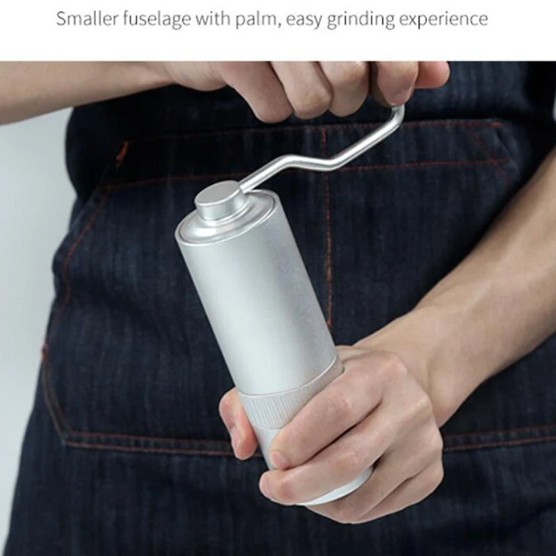 

Manual Coffee Grinder, Burr Grinder Portable Hand Crank Coffee Bean Mill 15G Coffee Milling Machine Red