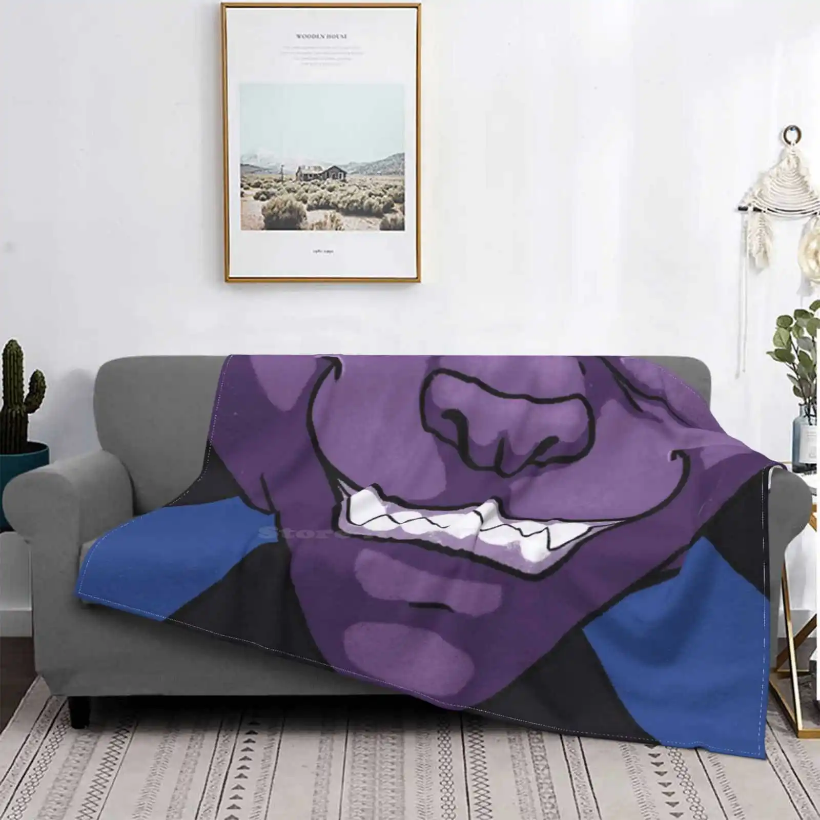 

Manta suave a la moda с узором, веселая Манта, Gato Beerus, аниме