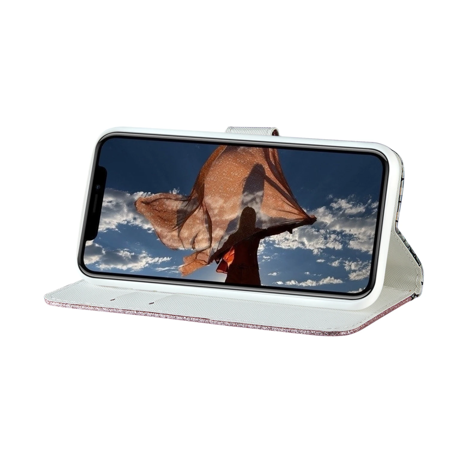 Блестящий кожаный чехол для Samsung Galaxy S21 S20 FE Ultra S10 S9 S8 Plus S10E S7 Edge Note 20 10 книжка с