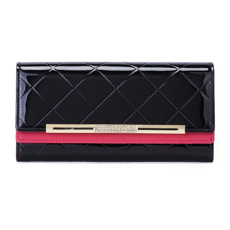 Мелово крокодиловый женский дизайнерский кошелек из натуральной кожи дневной