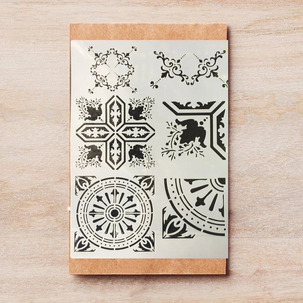 

A4 Square Round Frame Edge DIY Layering Stencils Painting Scrapbook Coloring Embossing Album Decorative Template 29*21cm