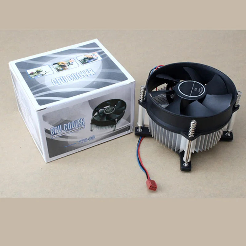 3 Pin DC 12V охлаждающий вентилятор ПК ультра тихий вентилятор для Intel LGA775 VH99