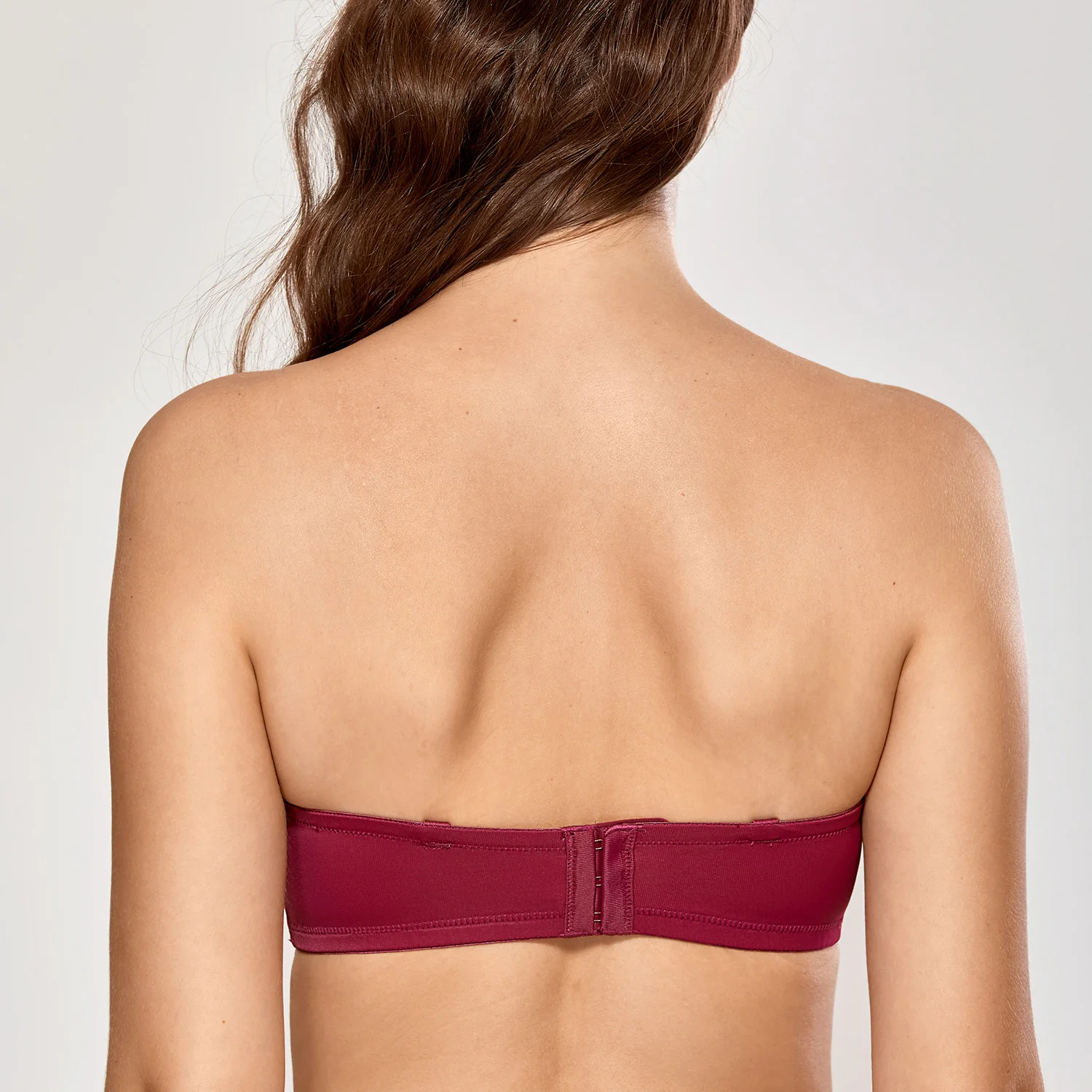 Для женщин Гладкая мягкий Кабриолет без бретелек бюстгальтер на косточках|women