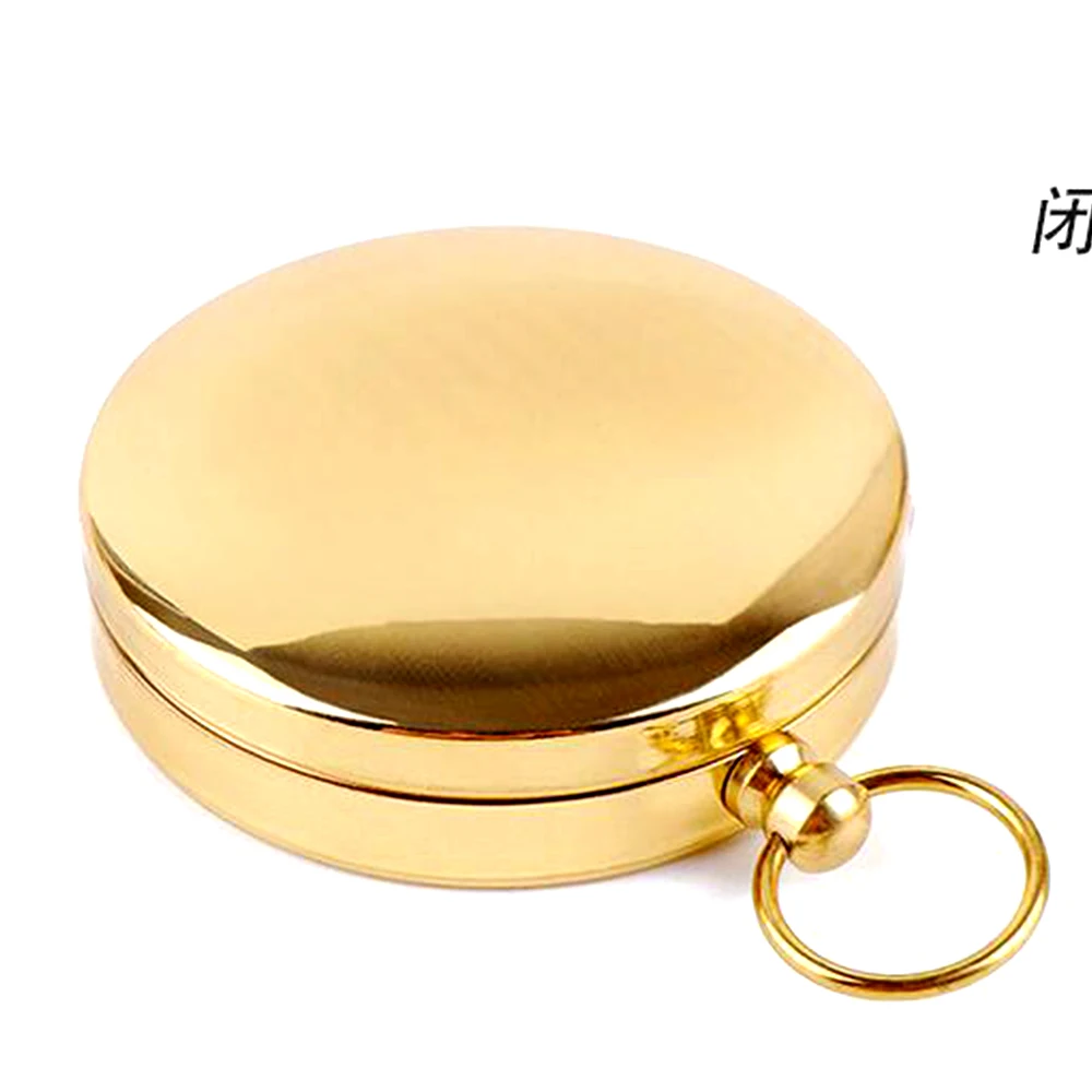 Pure copper compass G50 карманные часы Ретро Флип компас открытый альпинизм