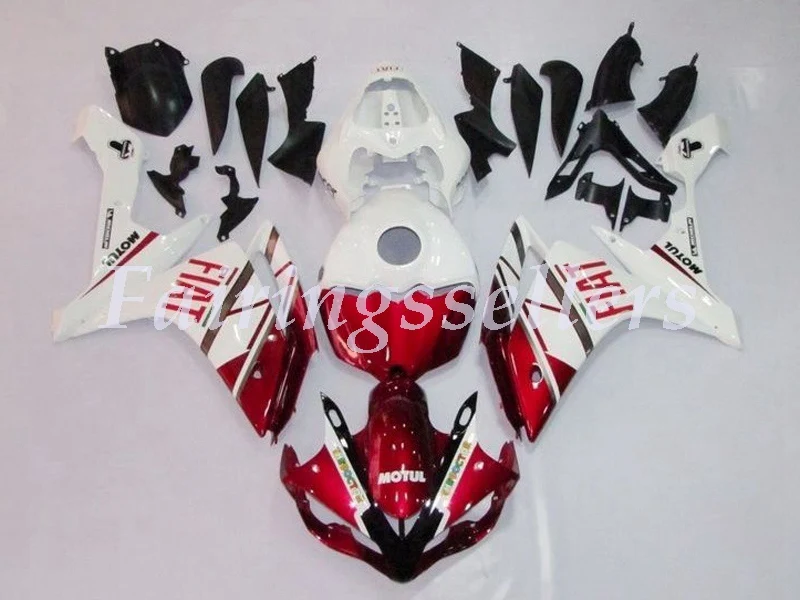 4 бесплатные подарки ABS Полный Танк обтекатель подходит для Yamaha YZF1000 R1 2007 2008 07 08 YZF R1 пользовательские обтекатели комплект синий и белый