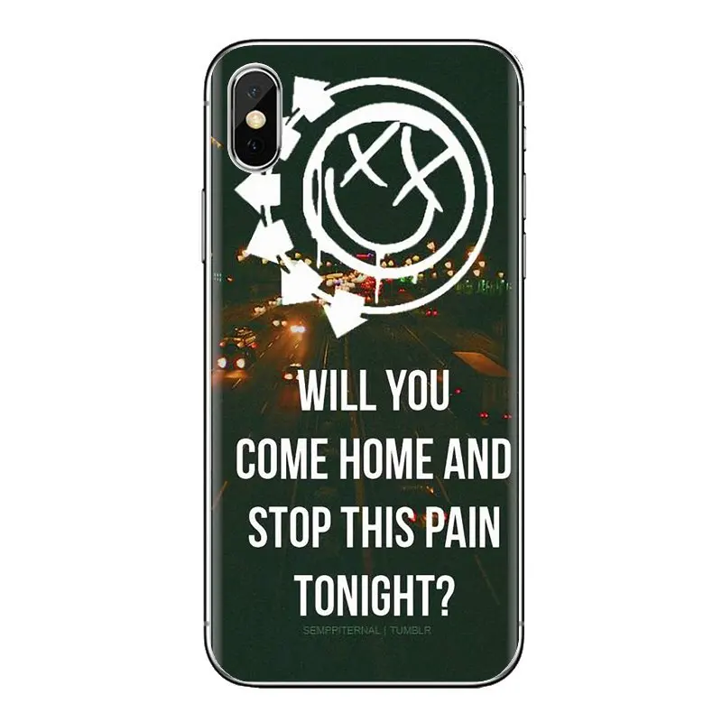 Чехлы для iPhone XS Max XR X 4 4S 5 5S 5C SE 6 6S 7 8 Plus и Samsung Galaxy J1 J3 J5 J7 A3 A5 с логотипом группы Blink 182 и изображением барабанщика Трэвиса Баркера.