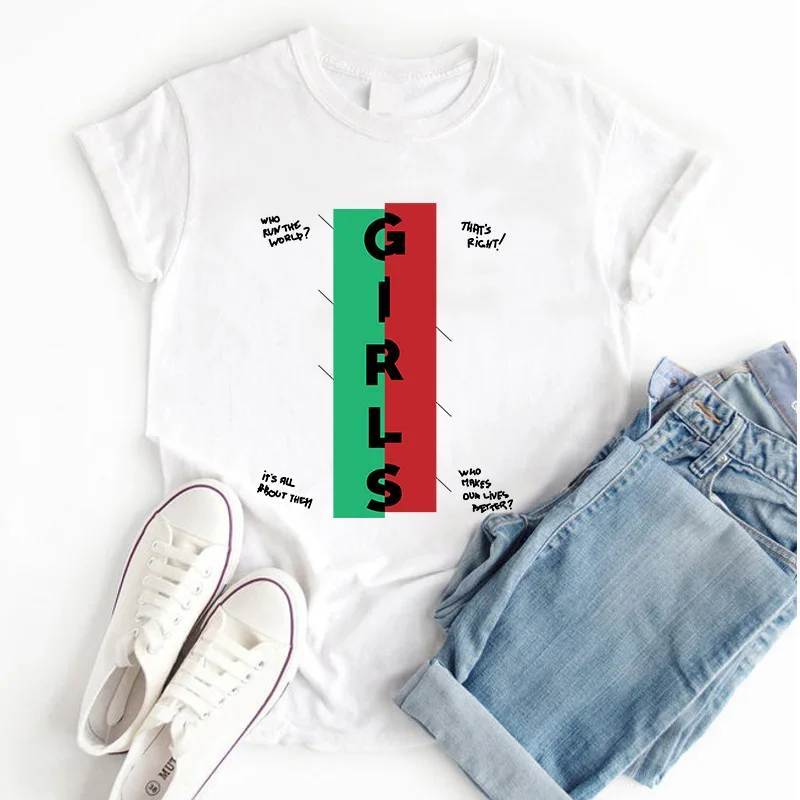 Футболка женская с забавным принтом белый хлопковый топ и футболка в стиле