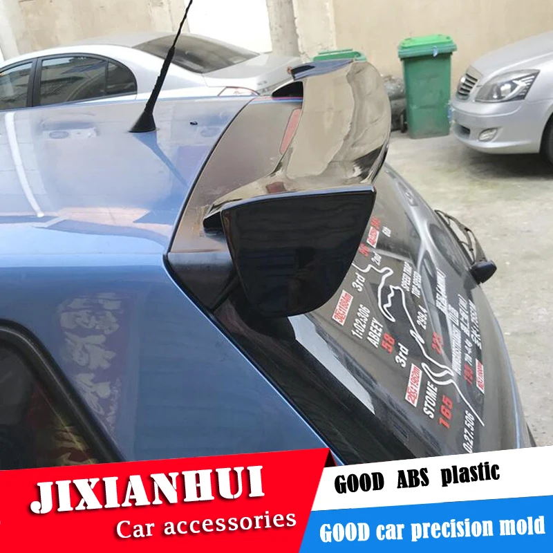 Спойлер для Polo 2003 2009 Volkswagen спойлер ABT из АБС пластика цвет заднего крыла