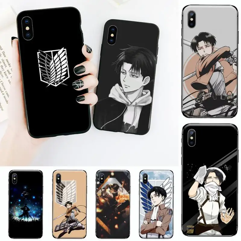 

Anime Japanese Attack On Titan Phone Case for iPhone 11 12 mini pro XS MAX 8 7 6 6S Plus X 5S SE 2020 XR