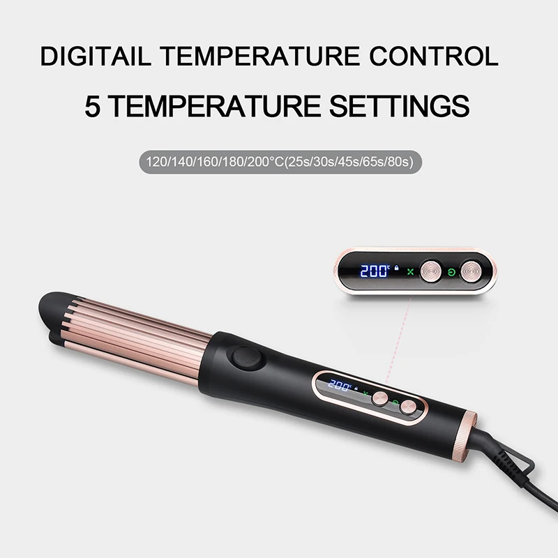 

Professional Portable Hair Salon Automatic Curler Iron PTC Heating Curler Waver Maker Curling Wand Cool Air Curler