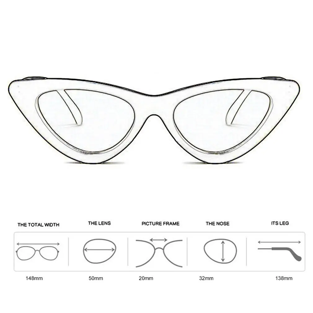 

Triangle Vintage Cheap Cute Sexy Retro Cat Eye Sunglasses Women Small Black White Sun Glasses Red Female UV400 Gafas 2018 New