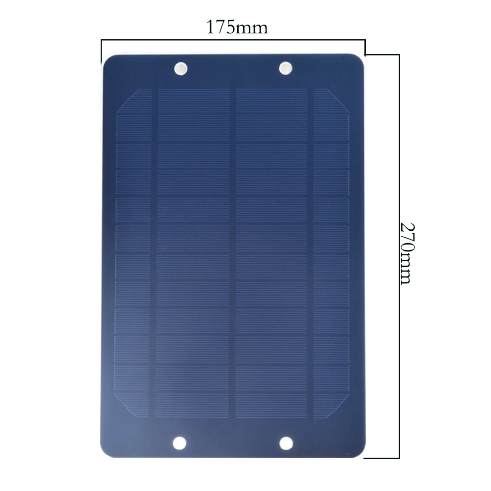 6V 6W Solar Panel Portable Mini Charger 5V 1A USB Output Monocrystalline Cell Outdoor Mobile Phone Power Bank Charging | Электроника