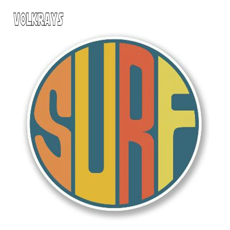

Volkrays креативные автомобильные стикеры доска для серфинга, виниловая Солнцезащитная креативная Водонепроницаемая наклейка, декоративные а...
