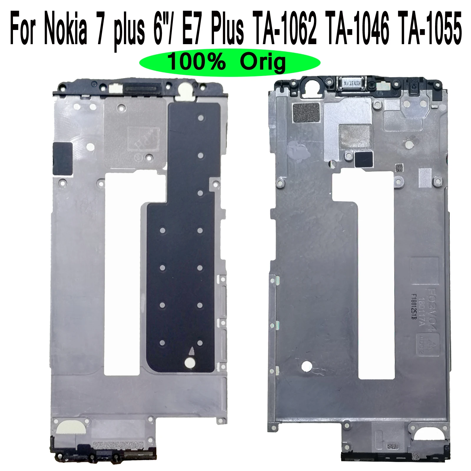 Shyueda оригинал для Nokia 7 plus E7 Plus TA-1062 TA-1046 TA-1055 передняя рамка средний экран Рамка
