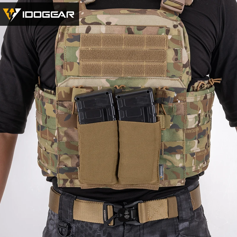 Тактический чехол для журналов IDO GEAR 5 56 быстросъемный Чехол MOLLE Mag двойной