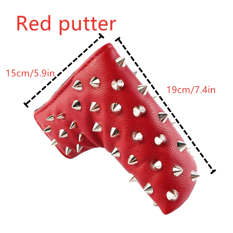 NRC Golf Head Covers Hybrid Woods Putter Чехлы для клюшек для гольфа красные синие заклепки