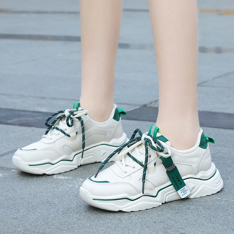 

Fashion women's shoes breathable mesh white sports shoes women summer flat casual shoes walking outdoor vulcanized shoes women