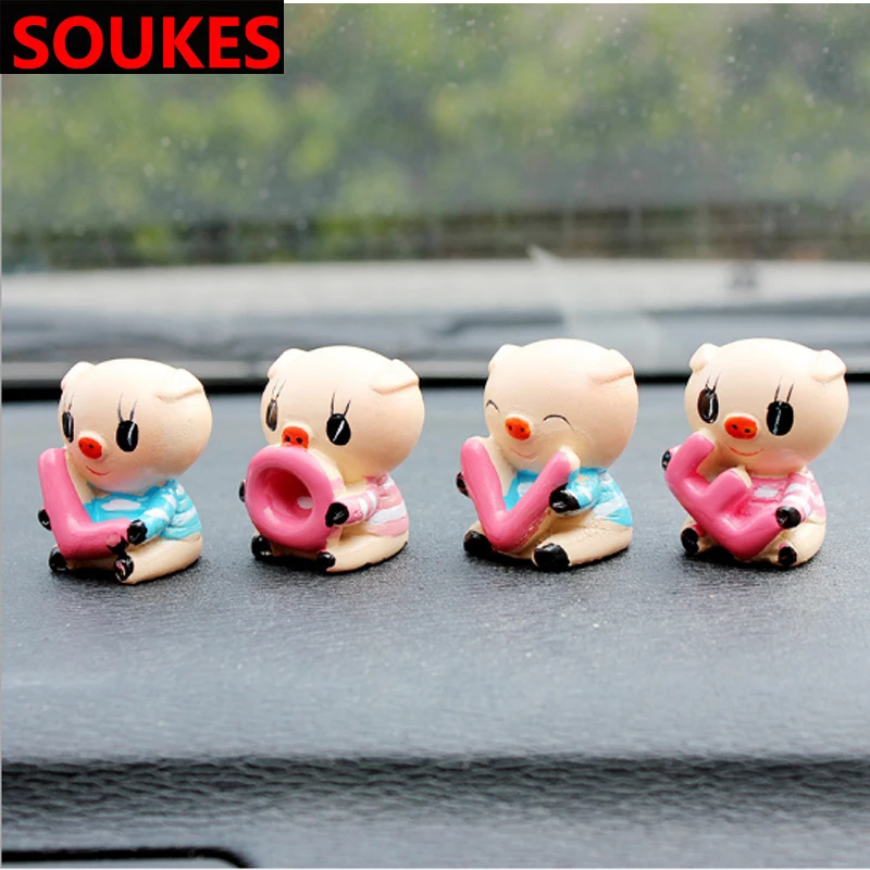 Любовь автомобиля с изображением милой свинки для мальчиков мультяшная игрушка