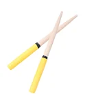 1 пара 35x 2 см барабан Тайко барабанные палочки портативные деревянные барабанные палочки легкие перкуссионные палочки для барабана (желтые)