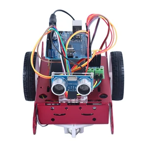 Zhiyitech 2WD Smart Robot Car Kit for Arduino Project Robotics Educational Kits Electronics STEM Kit for Kids For Arduino Car