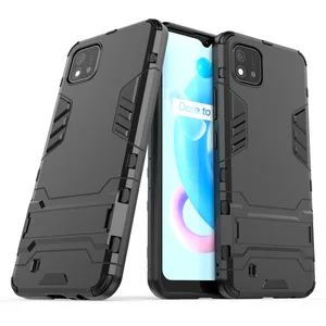 for realme c11 2021 case cover realme c20a c20 c15 v5 q2 k7x holder bumper protective back phone cases for oppo realme c20 funda free global shipping