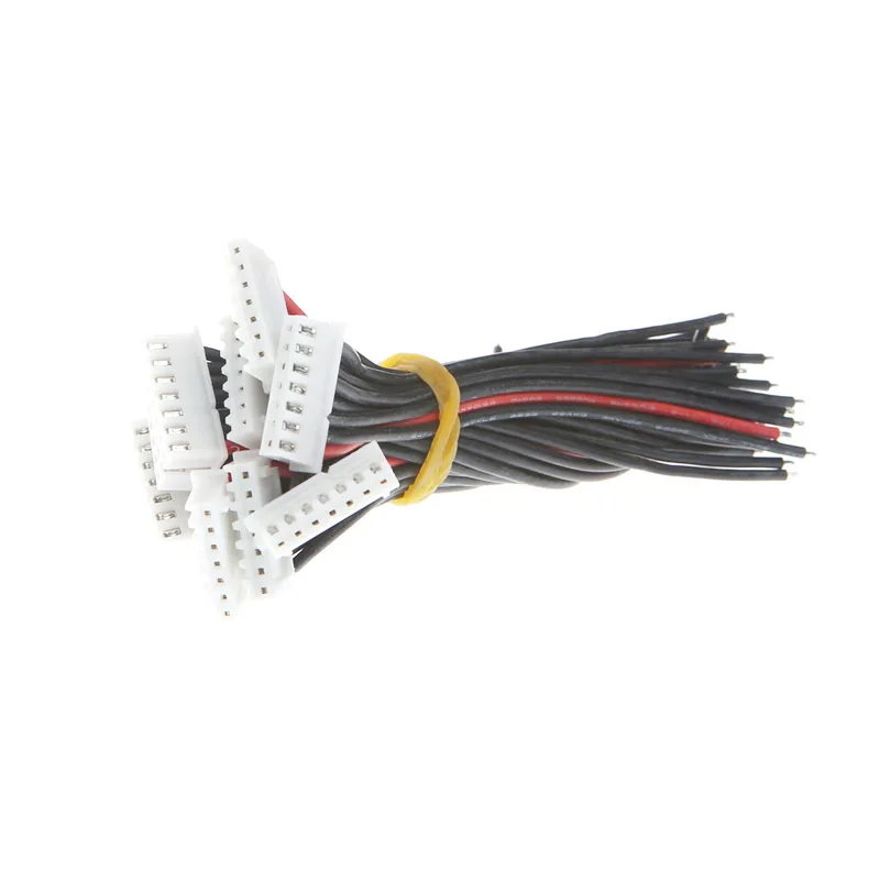 6S1P Lipo Кабель зарядного устройства 22 AWG кремниевый провод JST XH Cnnector 10 см|Детали и