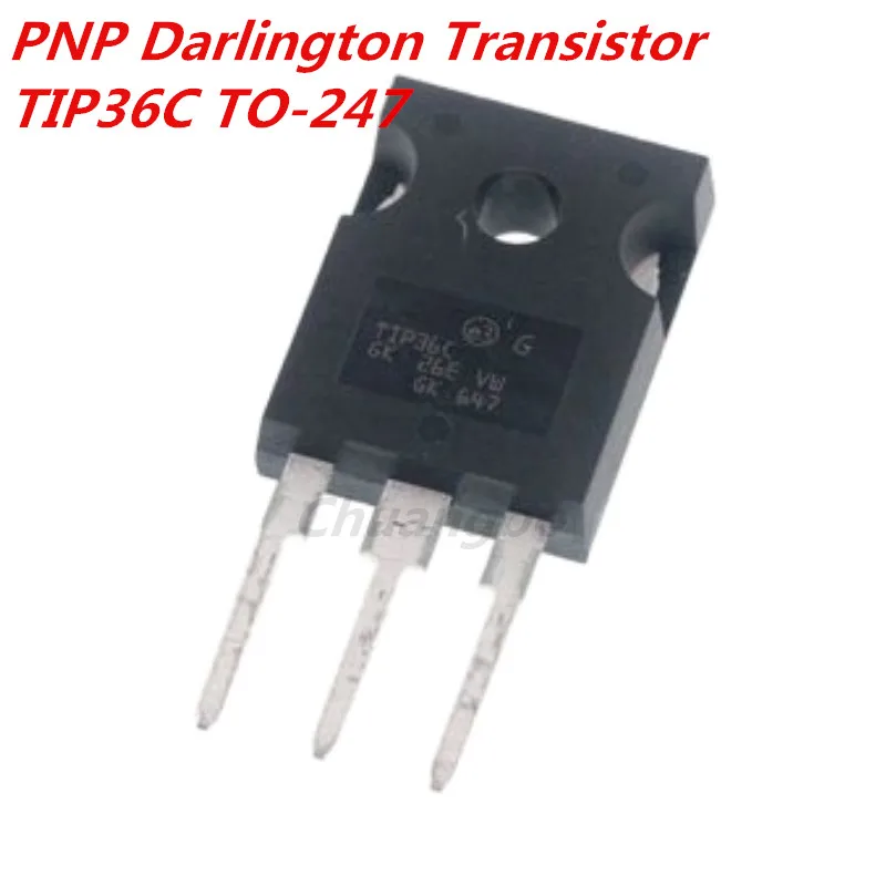 5 шт./лот TIP36C TO-247 TO247 25A 100V транзистор высокой мощности Darlington tube | Электронные