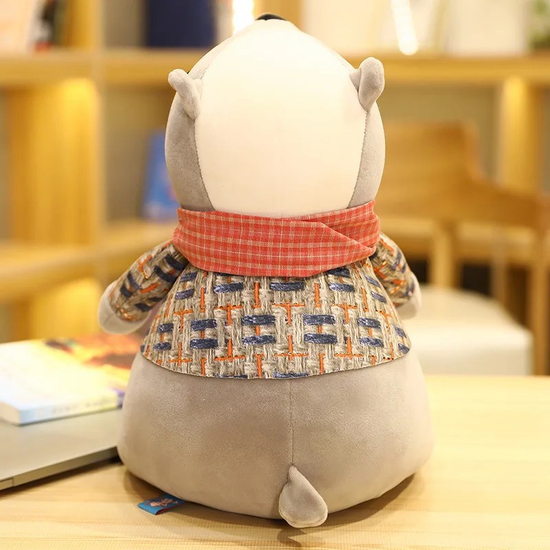

23/32cm Lovely Animal Badger Frog Hedgehog Tiger Plush Toys Kawaii Stuffed Soft Dolls for Baby Girls Birthday Decor Present