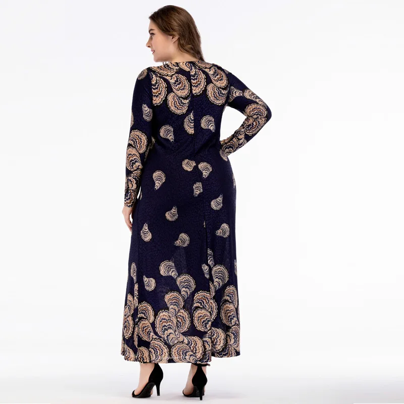 Абайя турецкое Европейское и американское приталенное платье с длинными