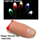 Светодиодный Fingersight до кончиков пальцев мягкие поддельные кончик пальца палец поддельные магический фокус крупным планом исчезает появляющийся забавные шутки вечерние Acc
