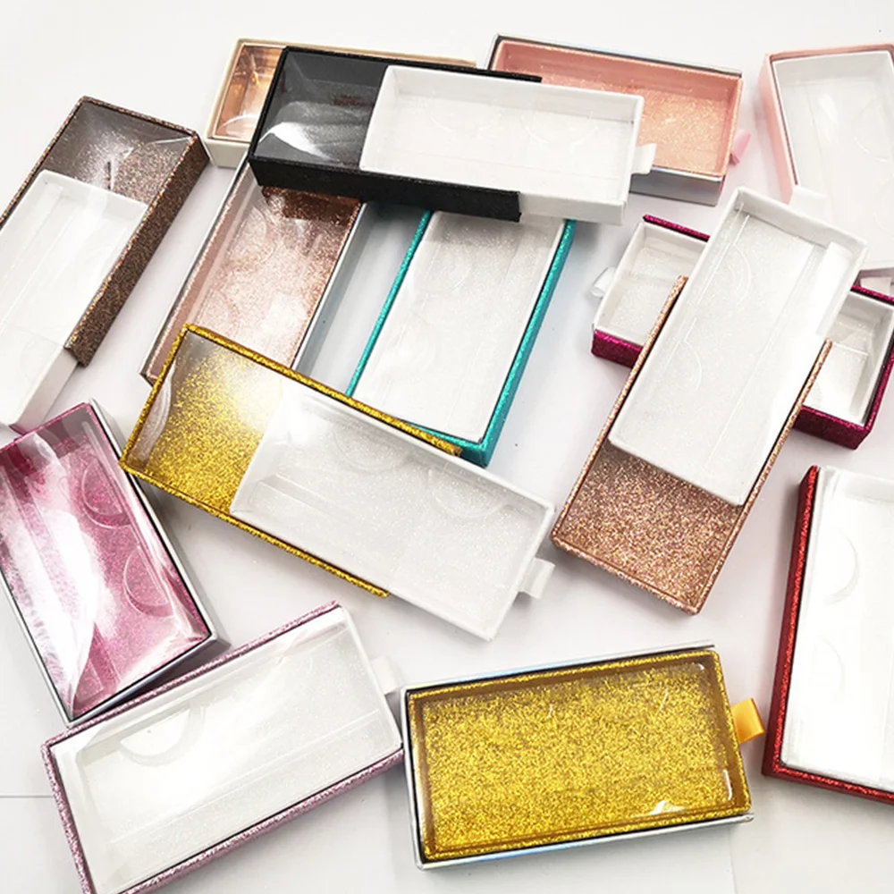 

5pcs Eyelash Packaging Box 3D Mink Lashes Boxes Packaging Makeup Set Eyelashes Case Pack Bulk Wholesale