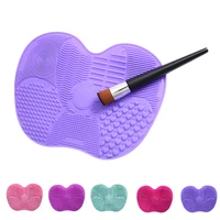 silicone makeup brush cleaning mat washing tools hand tool large sucker scrubber board washing cosmetic brush cleaner tool