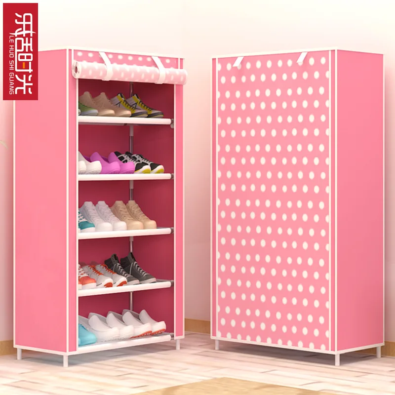 

Многослойная полка для обуви, шкаф для обуви из нетканого материала, «сделай сам», собранный держатель, Вместительный шкаф для обуви