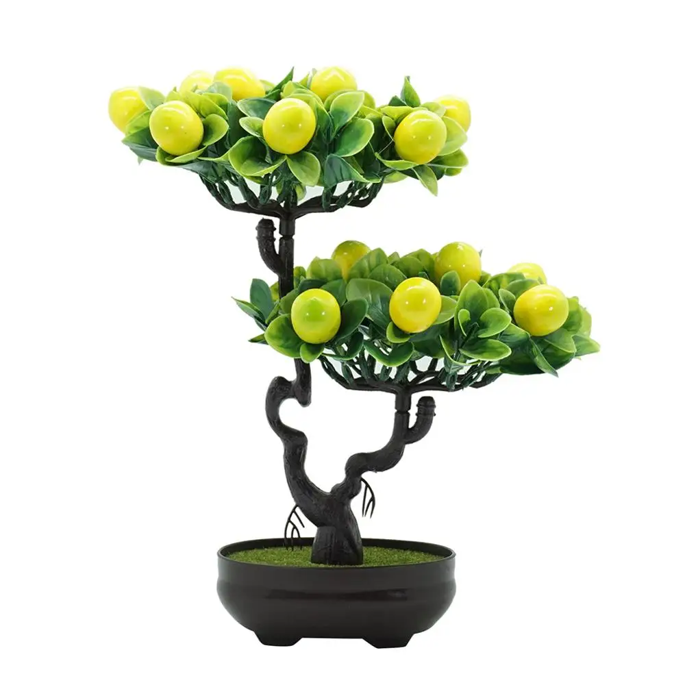 2020 бонсай пластиковое искусственное фруктовое дерево искусственный персик