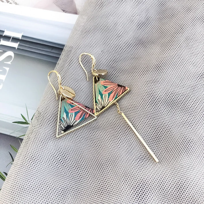 Новинка этнические ювелирные изделия Подсолнух геометрический треугольник