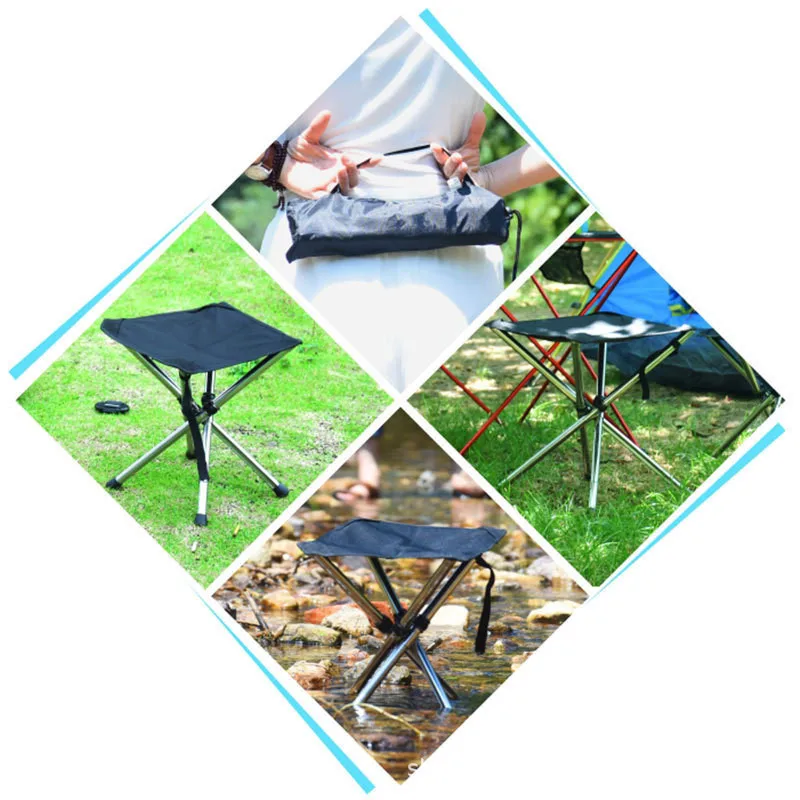 Портативное уличное складное рыболовное кресло для кемпинга пешего туризма