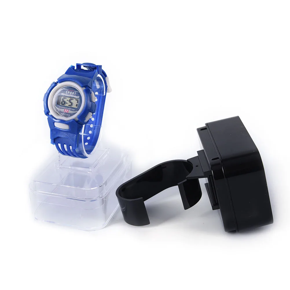 1 шт. прозрачный черный часы Дисплей подставка держатель стеллаж для хранения