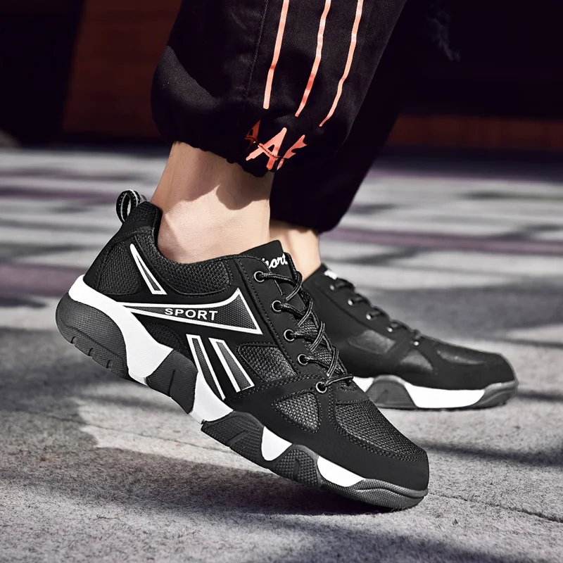 2019 г. Новая Осенняя мужская обувь уличная спортивная для бега на толстой подошве