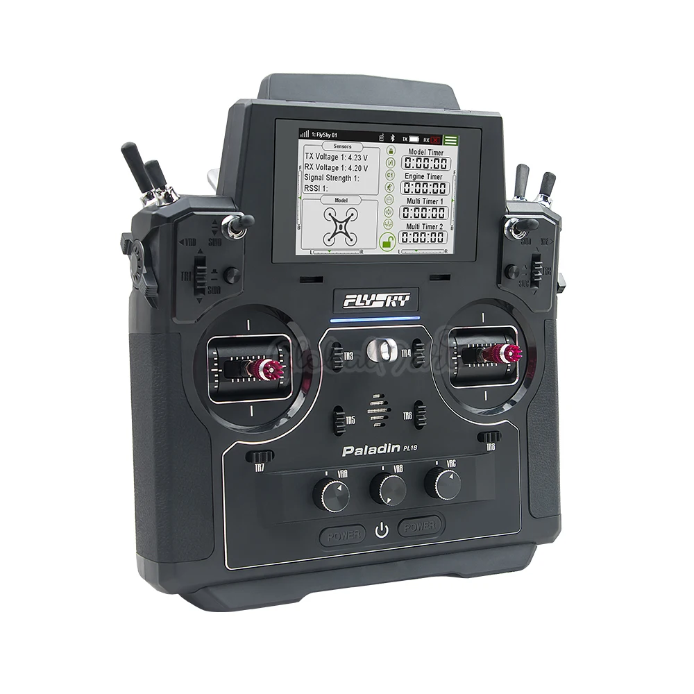 Flysky FS-PL18 Paladin 2 4 г 18CH радио передатчик с FS-FTr10 приемник HVGA 3 5 дюймов TFT сенсорный
