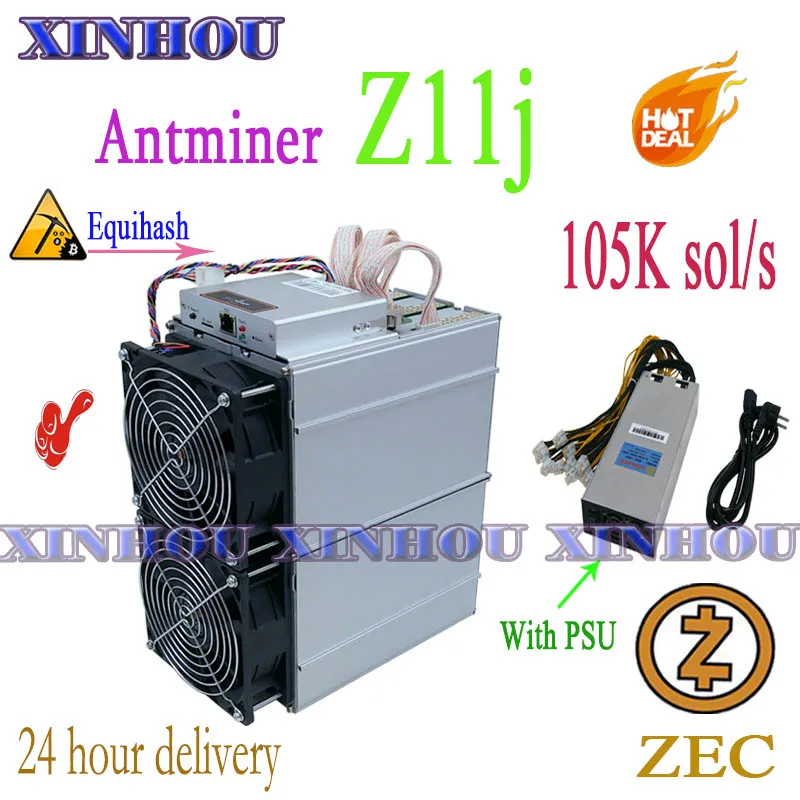 Asic Miner Antminer Z11j 105k Equihash ZCASH ZEC ZEN miner лучше чем Innosilicon A9 antminer Z9mini Z9 Z11 Z11e S17 T17 S9 M21 |