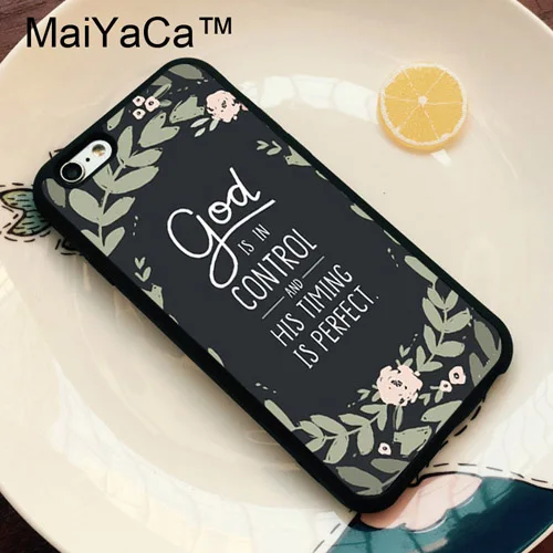 3515 Чехол из ТПУ MaiYaCa Bible Qutoes Verse Belief God Jesus для iPhone 11 Pro MAX X XR XS MAX 6 6s 7 8 Plus 5S - Цвет: 3515