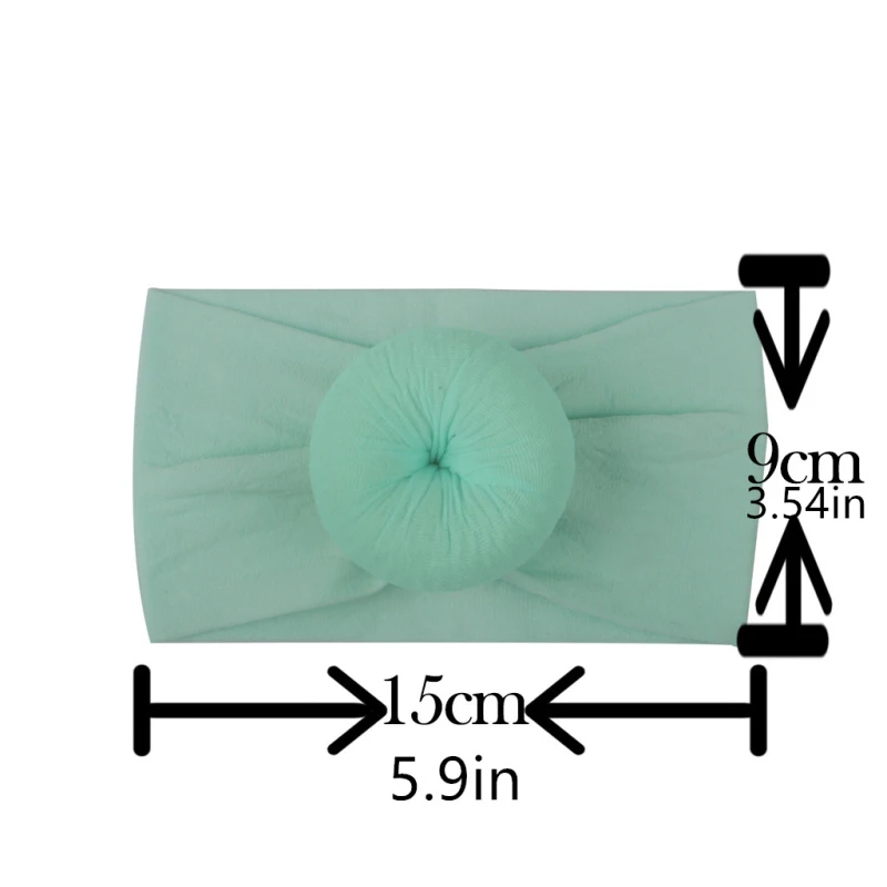 

Baby Toddler Boy Girl Kids Headwear Super Soft Nylon Hairband Cute Hair Ring Wide Hair Band Dropshipping