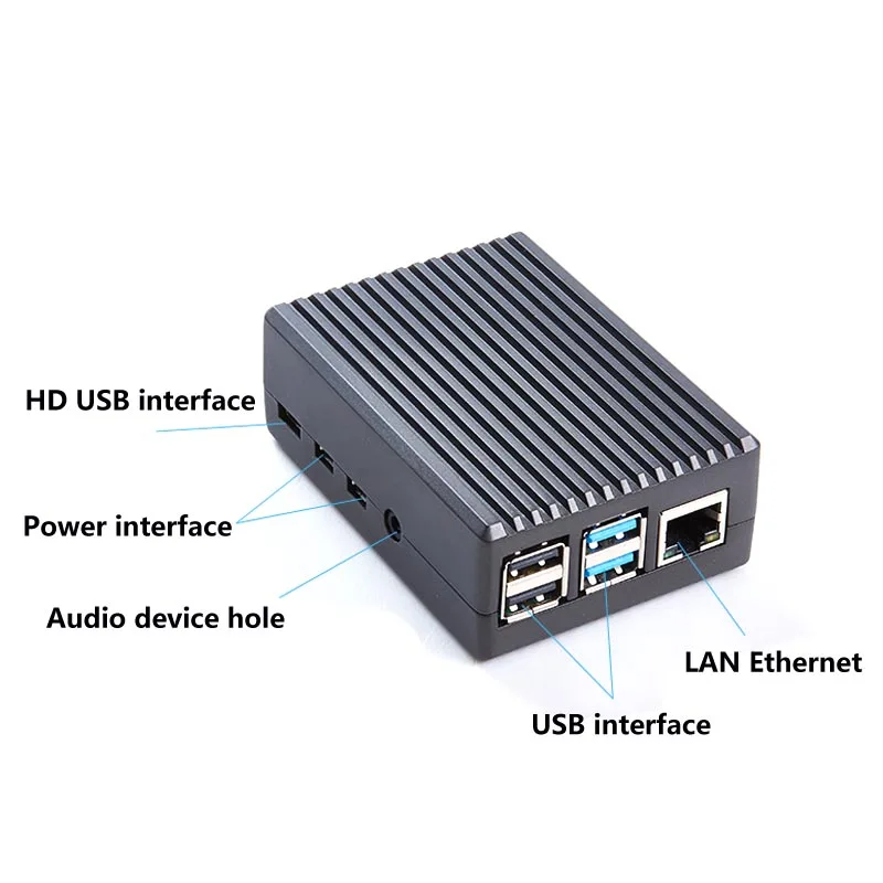 Raspberry Pi 4 Модель B сверхпрочный алюминиевый сплав пассивное охлаждение