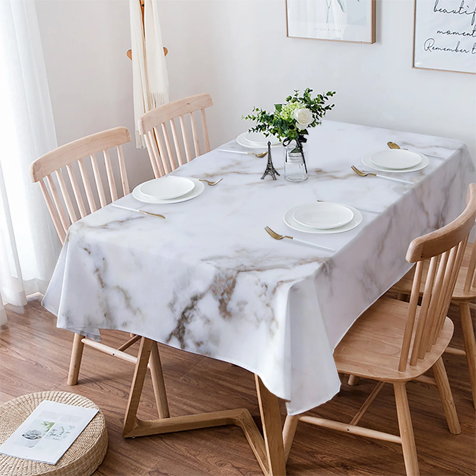 

Мраморный Агат, Свадебная вечеринка, скатерть, водонепроницаемый маслостойкий обеденный стол, Обложка для кухни, дома