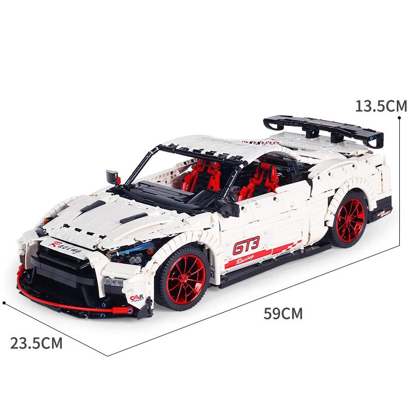 RC MOC 25326 техника на nismo ниссаны GTR GT3 супер замка гоночный автомобиль спортивный с