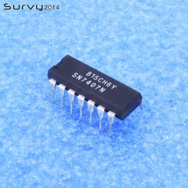 Шестигранные Буферы/драйверы SN7407N SN74 DIP-14 2/5/10 шт. высоковольтные выходы с открытым
