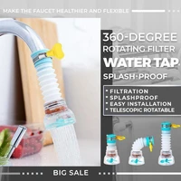 360 degree rotating filter splash proof water tap installed on your faucet to filter and regulate the water flow convenient