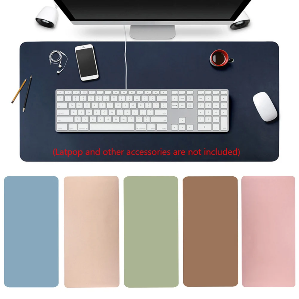 

600 X 300 x 2mm Leather Modern Table Game Keyboard Mouse Pad Office Computer Desk Mat Laptop Cushion Wholesale