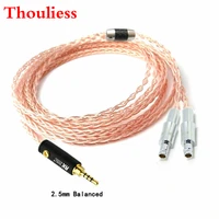 thouliess 1 8m 6ft 2 53 54 4mm6 35xlr balanced 8 cores headphone upgrade cable for hd800 hd800s hd820 hd 800 headset