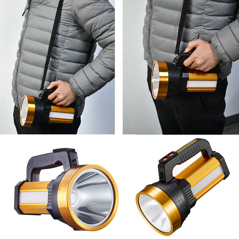 

LED Torch Light Portable Super Bright Torch Lantern USB Rechargeable 10000mAh Super Bright Torch Lantern Heavy Duty Flashlight